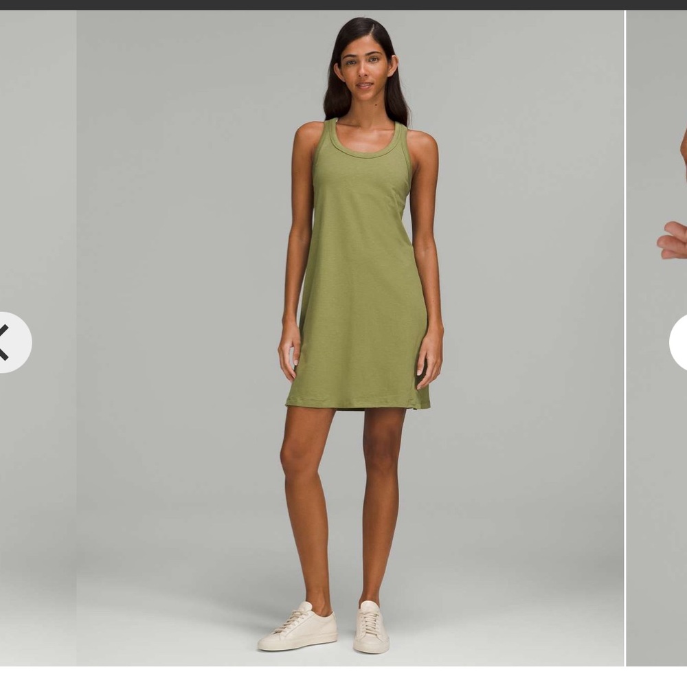 LULULEMON Classic-Fit Cotton-Blend Scoop Dress
Bronze Green medium mini casual - Picture 2 of 11